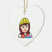 Décoration En Céramique Ouvrier du bâtiment (Gauche)