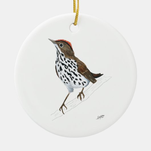 Décoration En Céramique Ovenbird (Devant)