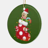 Décoration En Céramique Oxyde d'or avec soie (Gauche)