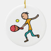 Décoration En Céramique Padel Tennis (Dos)