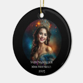 Décoration En Céramique Pageant Queen Christmas Ornament (Gauche)