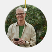 Décoration En Céramique Pagode Bleue Arbres de Noël Retraite 1-Photo (Dos)