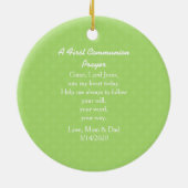 Décoration En Céramique Pain de communion de vie (Dos)