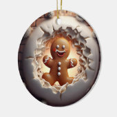 Décoration En Céramique Pain d'épices 3D - Noël (Gauche)