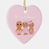 Décoration En Céramique Pain d'épices rose (Droite)