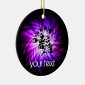 Décoration En Céramique Paintball violet cool (Droite)