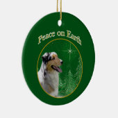 Décoration En Céramique Paix des bergers australiens (Droite)