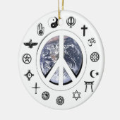 Décoration En Céramique Paix du monde (Gauche)