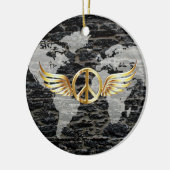 Décoration En Céramique Paix du monde (Gauche)