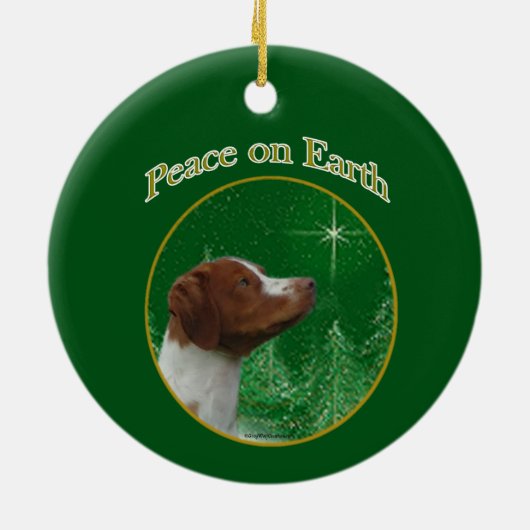 Décoration En Céramique Paix espagnole bretonne (Dos)