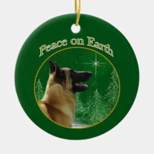 Décoration En Céramique Paix malinoise belge