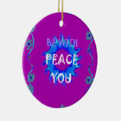 Décoration En Céramique Paix Sois avec toi (Droite)