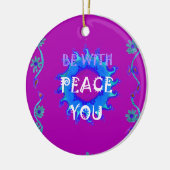 Décoration En Céramique Paix Sois avec toi (Gauche)