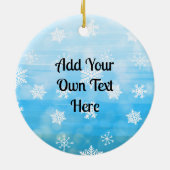 Décoration En Céramique Paix sur Terre | Noël (Dos)