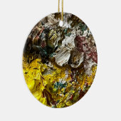 Décoration En Céramique Palette de l'artiste #1 (Droite)