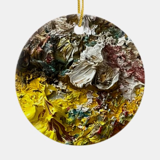 Décoration En Céramique Palette de l'artiste #1 (Devant)