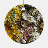 Décoration En Céramique Palette de l'artiste #1 (Dos)