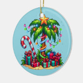 Décoration En Céramique Palmier de Noël tropical (Gauche)