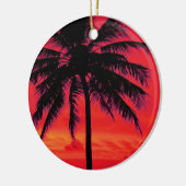 Décoration En Céramique Palmier Hawaii Travel (Gauche)