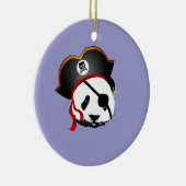 Décoration En Céramique Panda pirate (Droite)