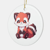 Décoration En Céramique panda roux mignon (Gauche)