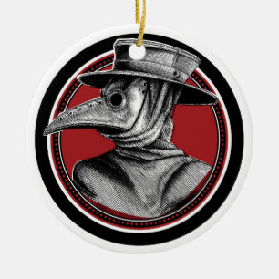 Décoration En Céramique Pandemic Ornament Plague Doctor 2020