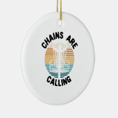 Décoration En Céramique Panier de golf Disc Golf (Droite)