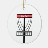 Décoration En Céramique Panier de golf sur disque (Gauche)