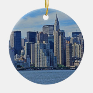 Décoration En Céramique Panorama de New York City depuis l'East River A1