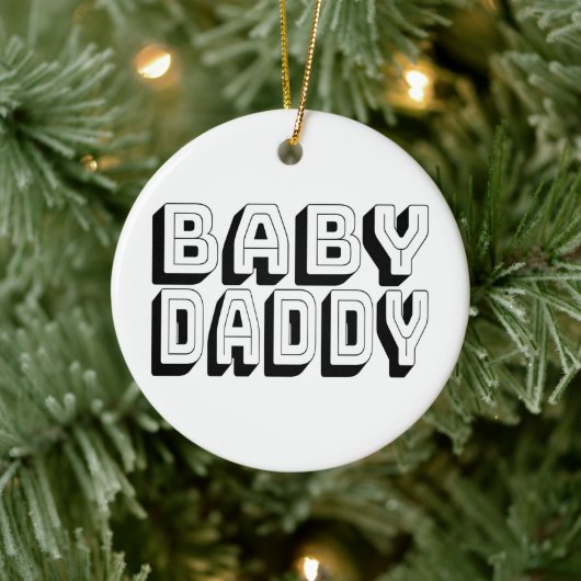 Décoration En Céramique Papa bébé (Arbre)