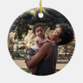 Décoration En Céramique Papa Et Fille Noël (Dos)