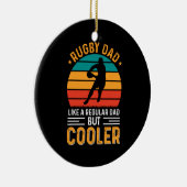 Décoration En Céramique Papa Rugby (Droite)