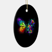 Décoration En Céramique Papillon arc-en-ciel (Droite)