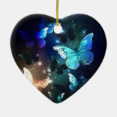 Décoration En Céramique Papillon de nuit (Dos)