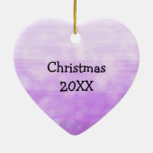 Décoration En Céramique Papillon mauve et mandala du coeur (Dos)