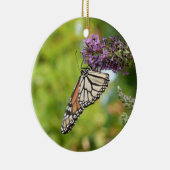 Décoration En Céramique Papillon Monarque sur papillon pourpre Bush (Droite)