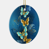 Décoration En Céramique Papillons d'or (Droite)