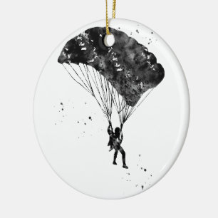 Décoration En Céramique Parachutiste