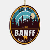 Décoration En Céramique Parc national Banff Moraine Lac Alberta Canada (Droite)