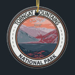 Décoration En Céramique Parc national des Monts Torngat Badge Canada<br><div class="desc">Conception vectorielle du parc national des Monts Torngat. Dans le parc,  vous pouvez voir des ours polaires et des caribous se promener au milieu de quelques-unes des roches les plus anciennes de la Terre.</div>
