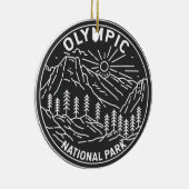 Décoration En Céramique Parc national olympique Washington Monoline  (Droite)