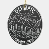 Décoration En Céramique Parc national olympique Washington Monoline  (Gauche)