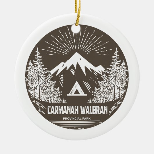 Décoration En Céramique Parc provincial Carmanah Walbran (Devant)