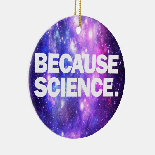 Décoration En Céramique Parce que la science (Droite)