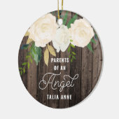 Décoration En Céramique Parents of An Angel Personalized Infant Loss (Gauche)