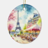 Décoration En Céramique Paris France Tour Eiffel (Gauche)