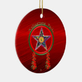 Décoration En Céramique Parol de Noël, Décor philippin (Droite)