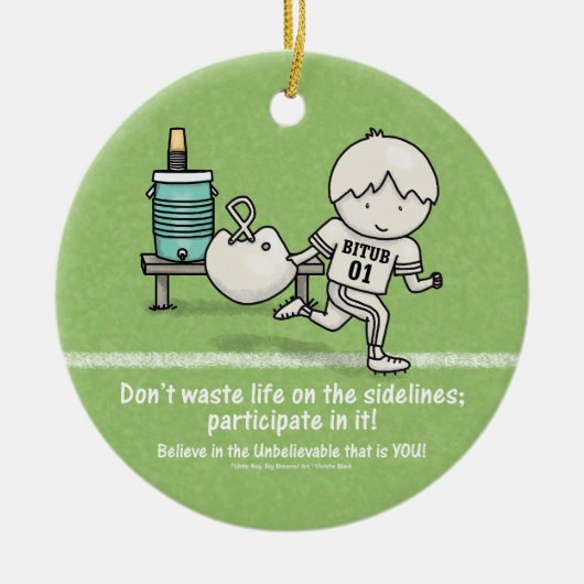 Décoration En Céramique Participer à la vie (Devant)