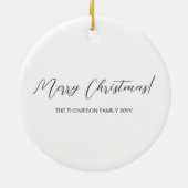 Décoration En Céramique Parties scintillant Argent Faux Texture Jumping Fo (Dos)