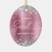 Décoration En Céramique Parties scintillant argent rose moderne Fancy Swee (Droite)